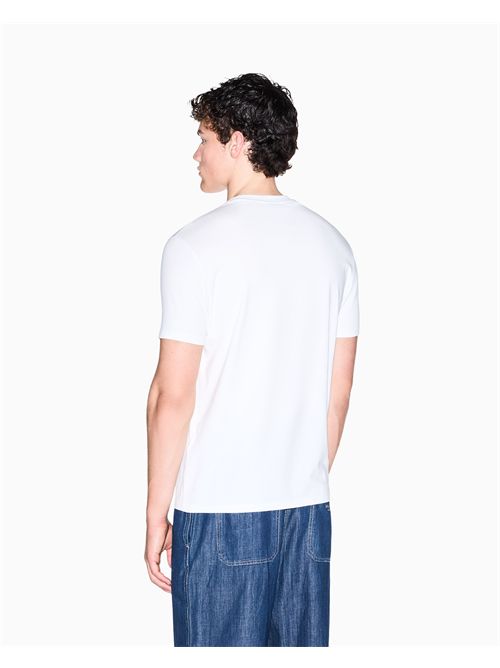 T-shirt a taglio slim in jersey di cotone stretch ARMANI EXCHANGE | XM003141AF26650/U0009